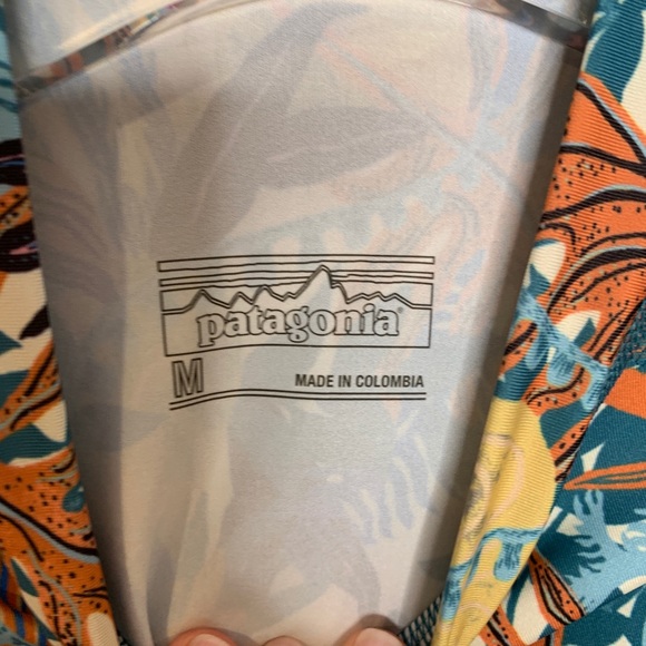 Patagonia Micro Swell Rashguard Jurassic Ferns NEW - Picture 5 of 8